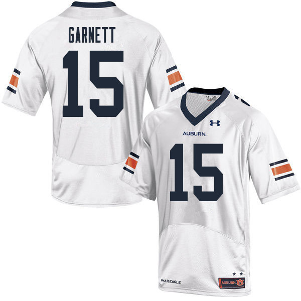 Men's Auburn Tigers #15 Chayil Garnett White 2020 College Stitched Football Jersey
